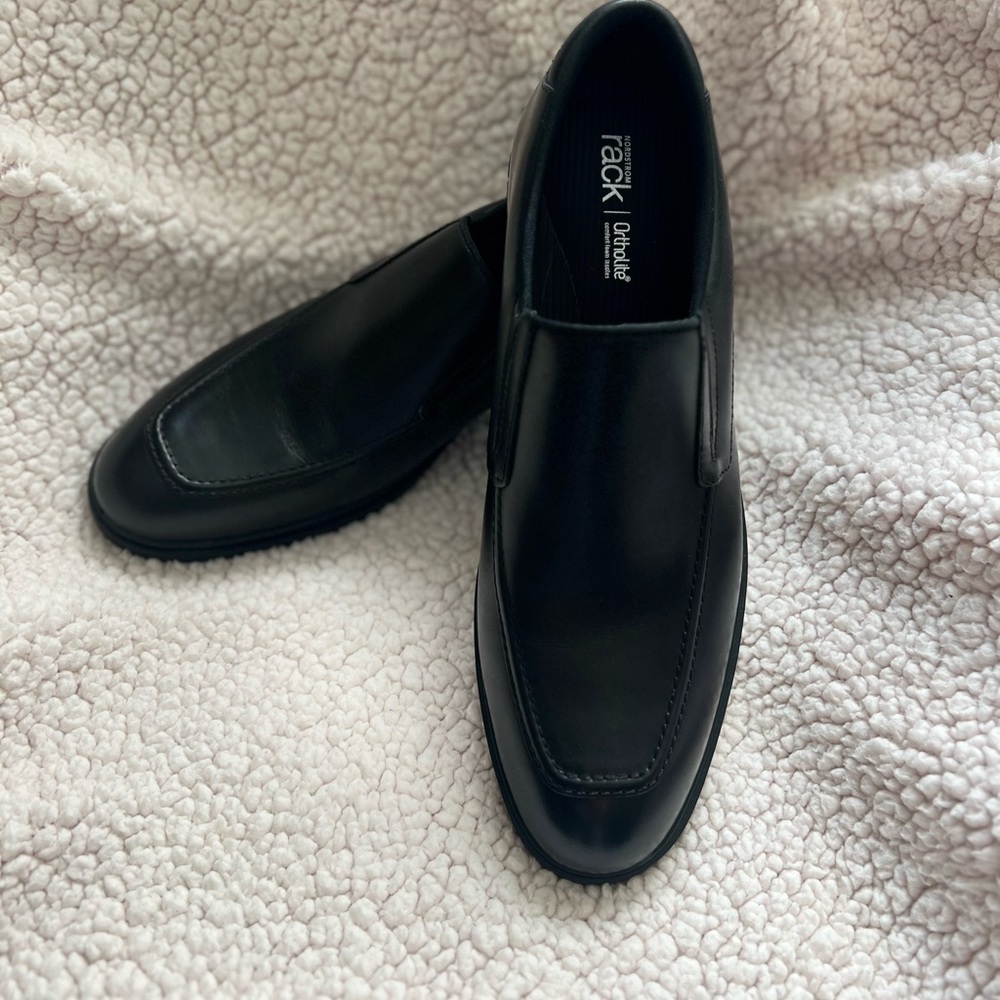 New Nordstrom Rack Conrad Loafer, Black Size 10.5